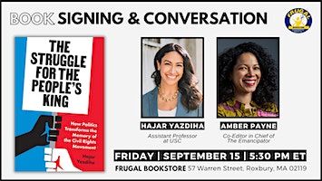 Book Talk & Signing w/ Hajar Yazdiha & Amber Payne at Frugal Bookstore (Boston) | Frugal Bookstore