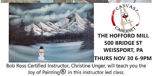 Paint like Bob Ross at The Hofford Mill | The Hofford Mill, Bridge Street, Weissport, PA, USA