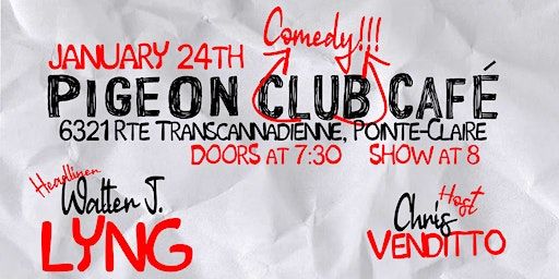 Comedy night the pigeon club cafe #3 | Pigeon Club Cafe