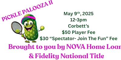 PICKLE PALOOZA CLINIC & TOURNAMENTfor Tucson’s REALTORS BY NOVA & FIDELITY | CORBETT'S