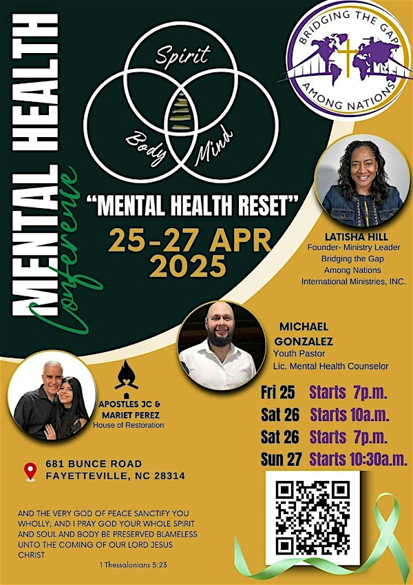 Mental Health Conference "Mental Health Reset" | 681 Bunce Rd