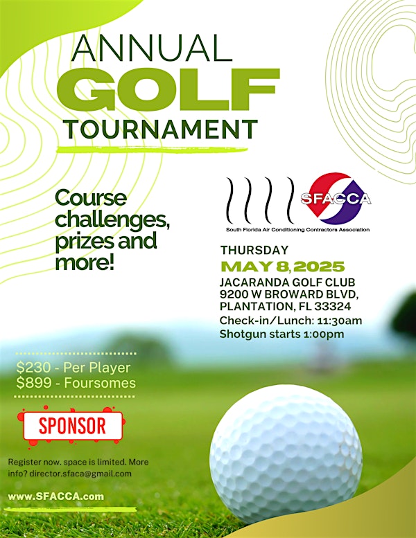 SFACCA Annual Golf Tournament | Jacaranda Golf Club