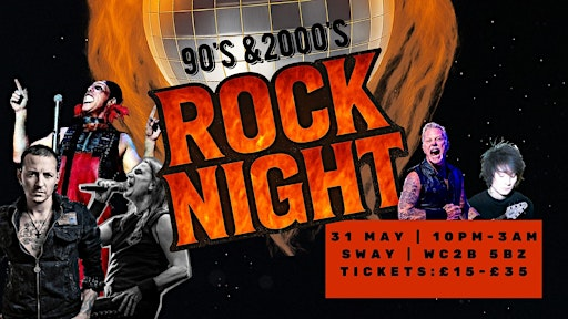 90's and 2000's Legendary ROCK NIGHT | Sway Bar