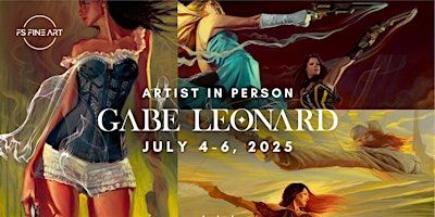 Gabe Leonard: The Cinematic Painter – Artist Appearance & Exhibition | Fascination St. Fine Art Gallery