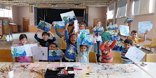 PA-Day ART Camp for  Kids of Ages 5-14 Years Old | Expressive Brush Art Studio
