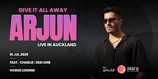 Arjun - Live in Auckland | Vogue Lounge