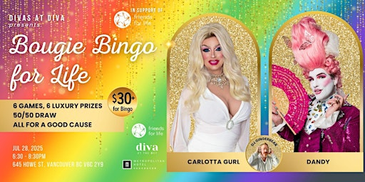 Divas at Diva Presents: Bougie Bingo for Life! Love Wins! | Diva at the Met
