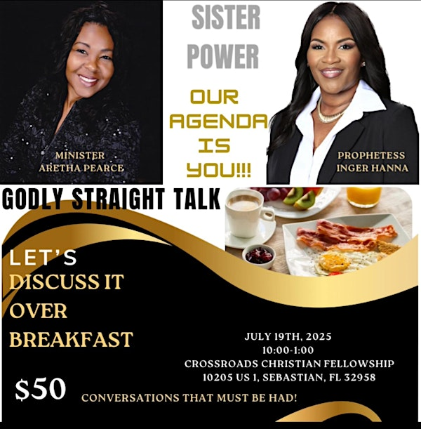 The GODLY STRAIGHT TALK:LET'S DISCUSS IT OVER BREAKFAST | 10205 US-1