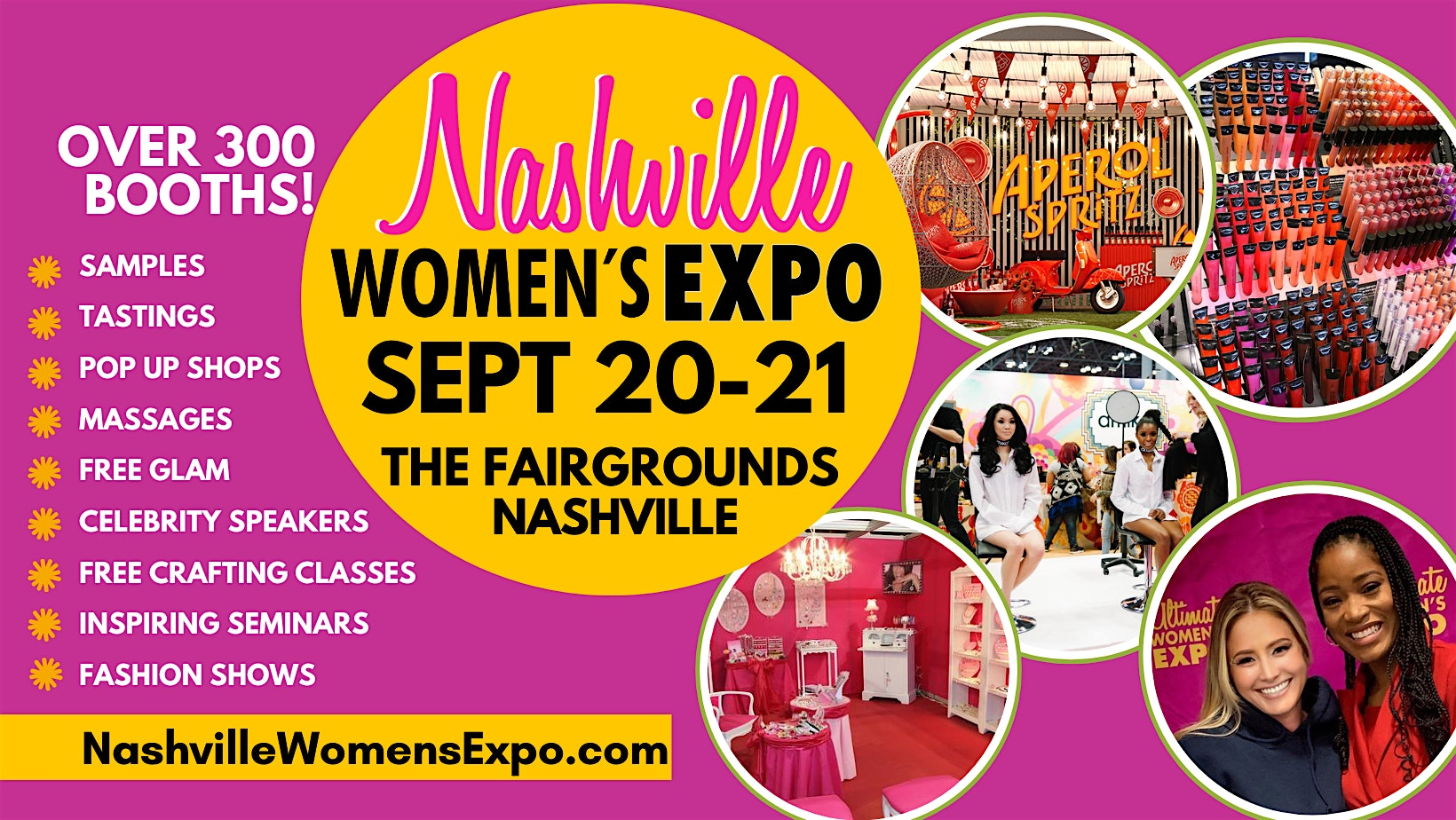 Nashville Women's Expo Beauty,Fashion, 300 Pop Up Shops, DIY, Celebs, Swag | The Fairgrounds Nashville