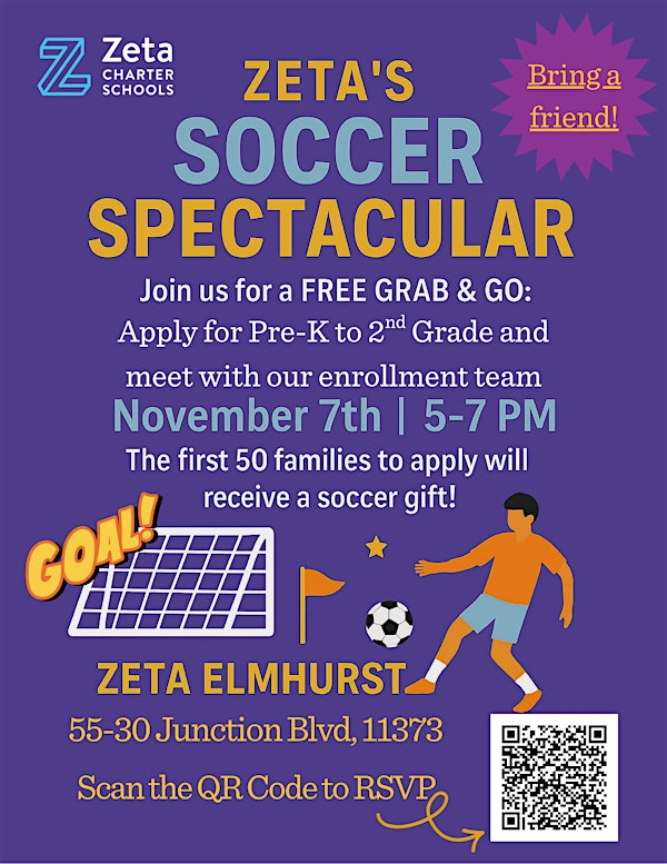 Celebrate the Sport of Soccer with Zeta Charter Schools! | Zeta Queens Elmhurst Elementary School