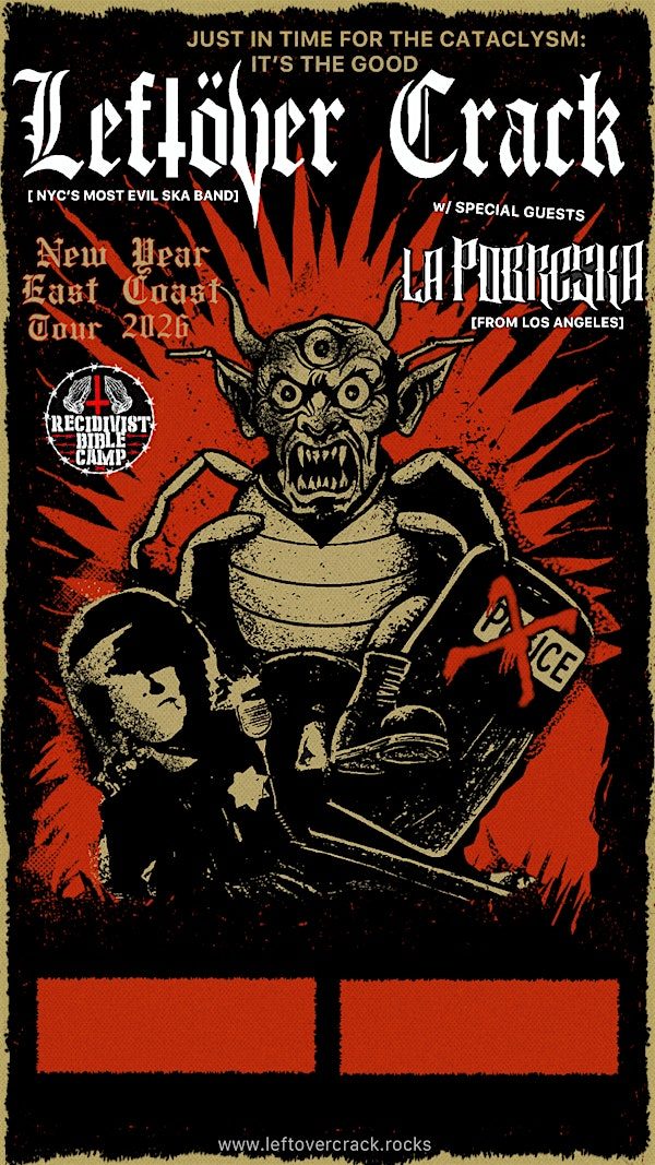 Leftover Crack + La Pobreska at The Bunker Virginia Beach | Bunker Brewpub