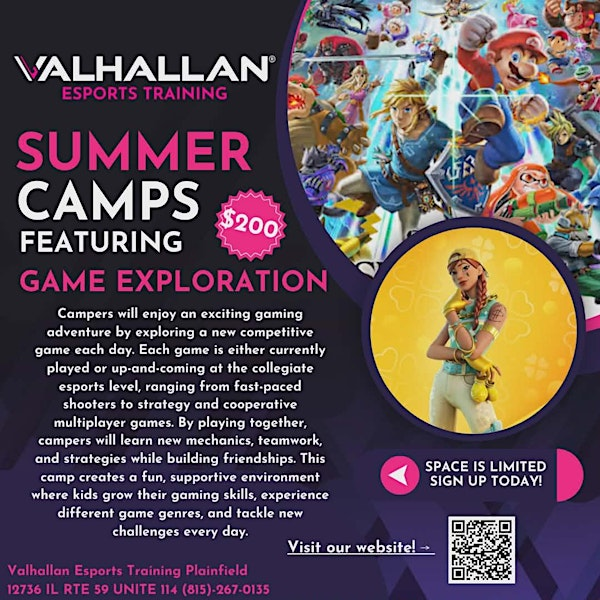 Valhallan Esports Training Game Exploration Summer Camp | Valhallan Esports Training