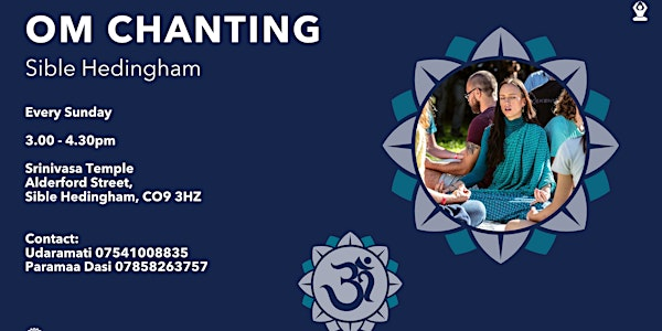OM CHANTING - Sible Hedingham, Srinivasa Temple | Srinivasa Ashram