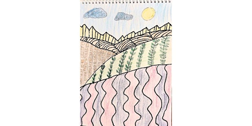 Zentangle Landscape for Kids: Creative Drawing Fun | Expressive Brush Art Studio