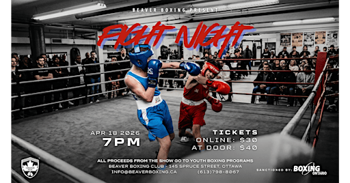 FIGHT NIGHT | Beaver Boxing Club