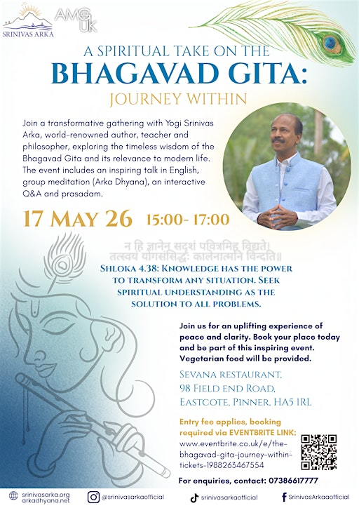 BHAGAVAD GITA: JOURNEY WITHIN | Sevana Restaurant
