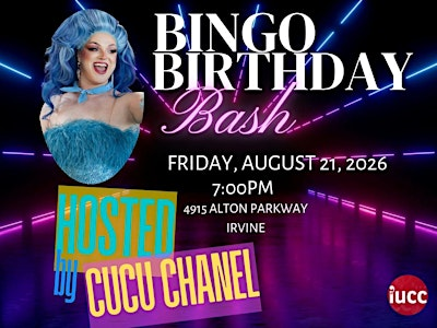 Birthday Bingo Bash | Irvine United Congregational Church