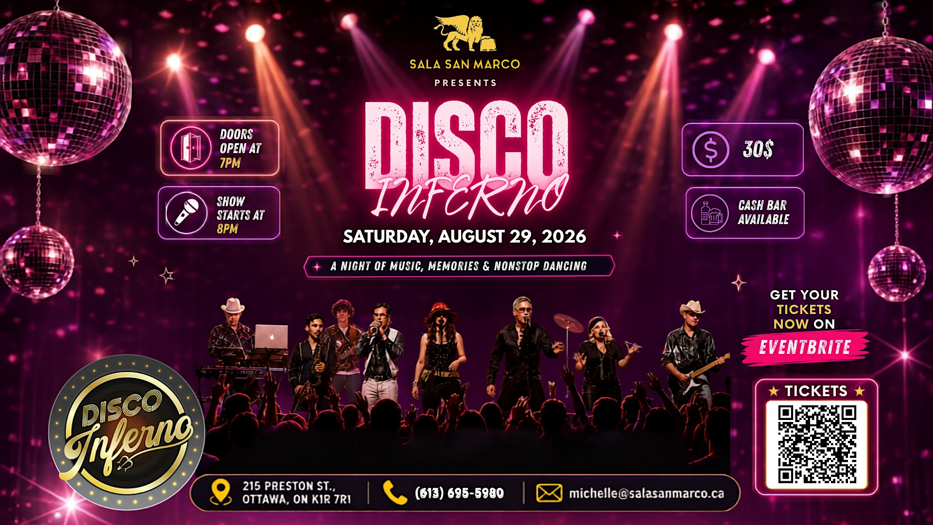 Disco Inferno | Sala San Marco Event & Conference Centre