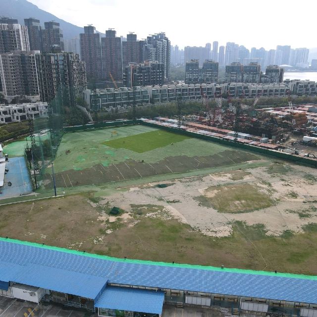 航拍船灣淡水湖