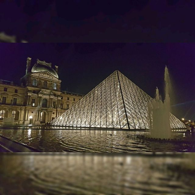 Iconic Louvre Museum