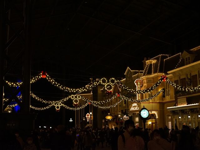クリスマスのディズニーランドへ