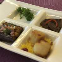 InterContinental Grand Stanford staycation: in-room Chinese dinner