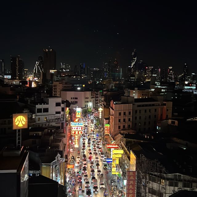 Night time view of Bangkok