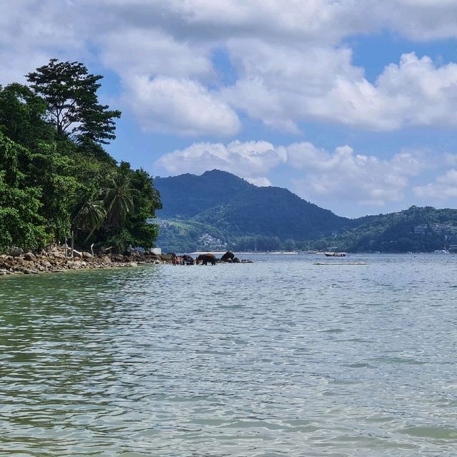 ชายหาดสีขาว เงียบสงบ ไม่ไกลจากป่าตอง