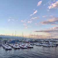 Afternoon Breeze by the Lake Geneva 