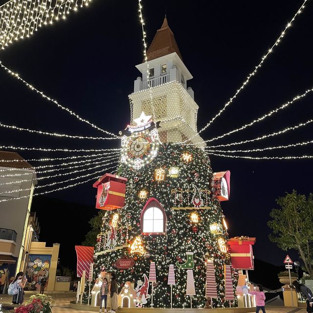 「愉景灣」聖誕歐陸小鎮💕🎄10米高巨型聖誕樹