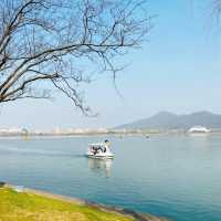 Xuanwu Lake In Spring Time