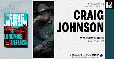Craig Johnson presents 'The Longmire Defense' | Third Place Books