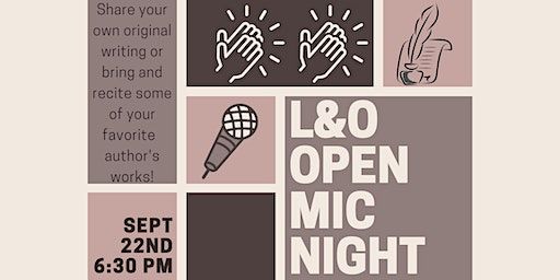 September Open Mic Night (Georgetown) | Lark & Owl Booksellers