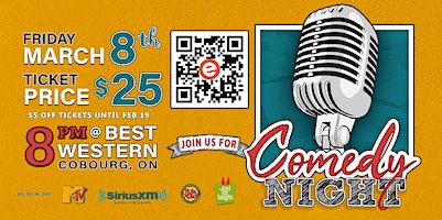 Comedy Night in Cobourg | Best Western Plus Cobourg Inn & Convention Centre