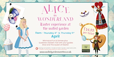 Alice in Wonderland Easter Experience at The Walled Garden | The Walled Garden