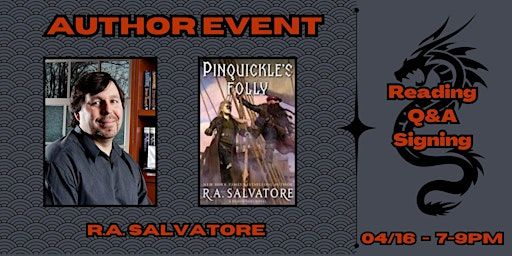 Author Event: RA Salvatore | Trident Booksellers & Cafe