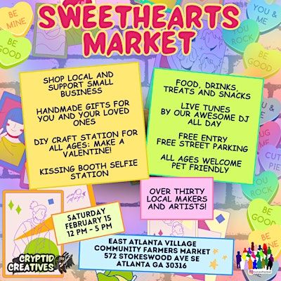 Sweethearts Market: Handmade Valentine Gifts and Local Treats! | EAV Community  Park