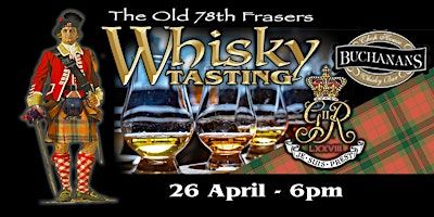 78th Fraser Highlanders 2025 Whisky Tasting event | Buchanan's Chop House