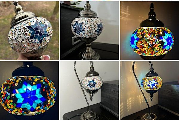 Frankenmuth Mosaic Lamps & Candleholders @ River Place Shops | Frankenmuth River Place Shops