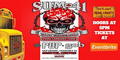 Outlaws Park n Party to SUM 41 with PUP & GOB | Outlaws Country Rock Bar