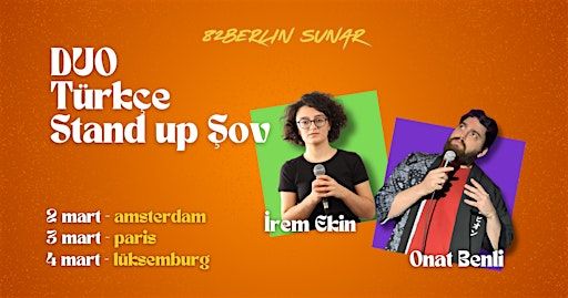 82Berlin DUO Türkçe Stand-up Komedi - PARİS | Le Kibele