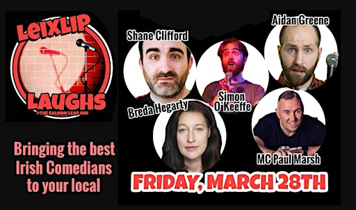 Leixlip Laughs March 28th | The Salmon Leap Inn