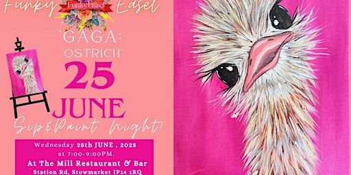 Funky Easel Paint & Sip Night at The Mill Restaurant & Bar in Stowmarket | The Mill