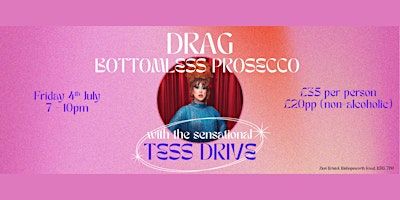 DRAG QUEEN & Bottomless Prosecco | Zion Bristol - Community Café & Wedding Venue