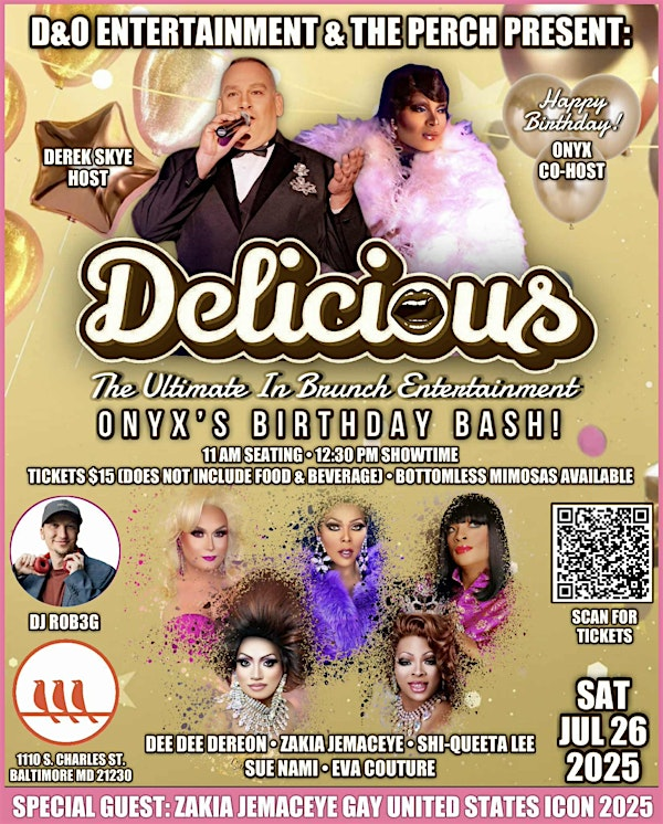 Delicious Drag Brunch | 1110 S Charles St
