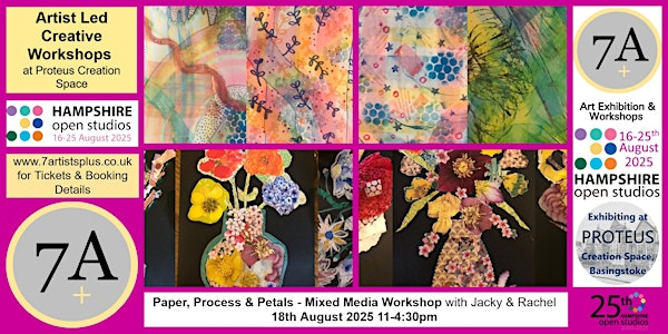 Paper, Petals and Process - Mixed Media Workshop for 7A+ HOS25 | Proteus Creation Space