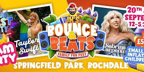 JKs BOUNCE AND BEATS FAMILY WEEKENDER - 20 and 21 Sept - SPRINGFIELD PARK | Springfield Park