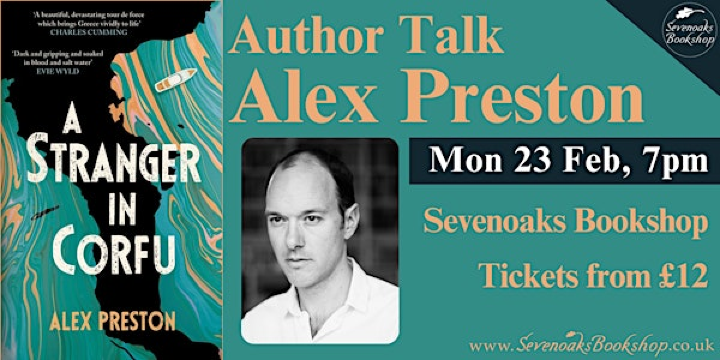 Author Talk with Alex Preston | Sevenoaks Bookshop