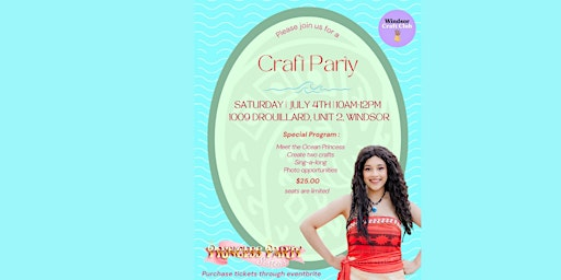 Meet the Ocean Princess - A tropical Craft Party for Kids | 1009 Drouillard Rd #2