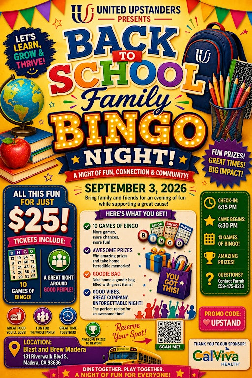 Family Bingo Night | Blast & Brew